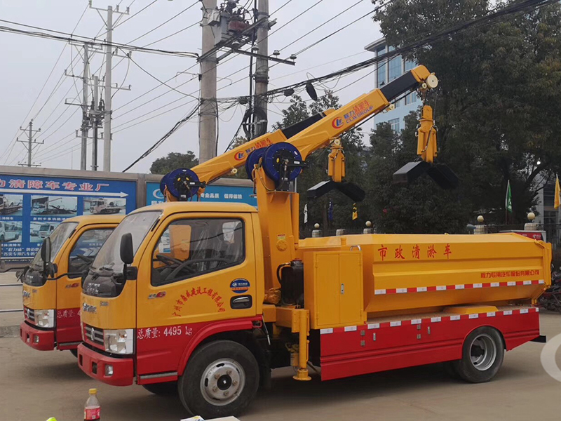 东风单排清淤车蓝牌 5方