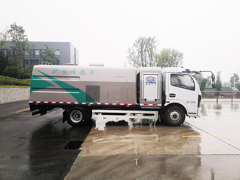 4方东风纯电动护栏清洗车CL5090GQXBEV