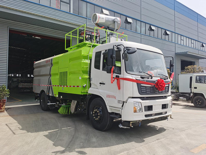 东风天锦洗扫车