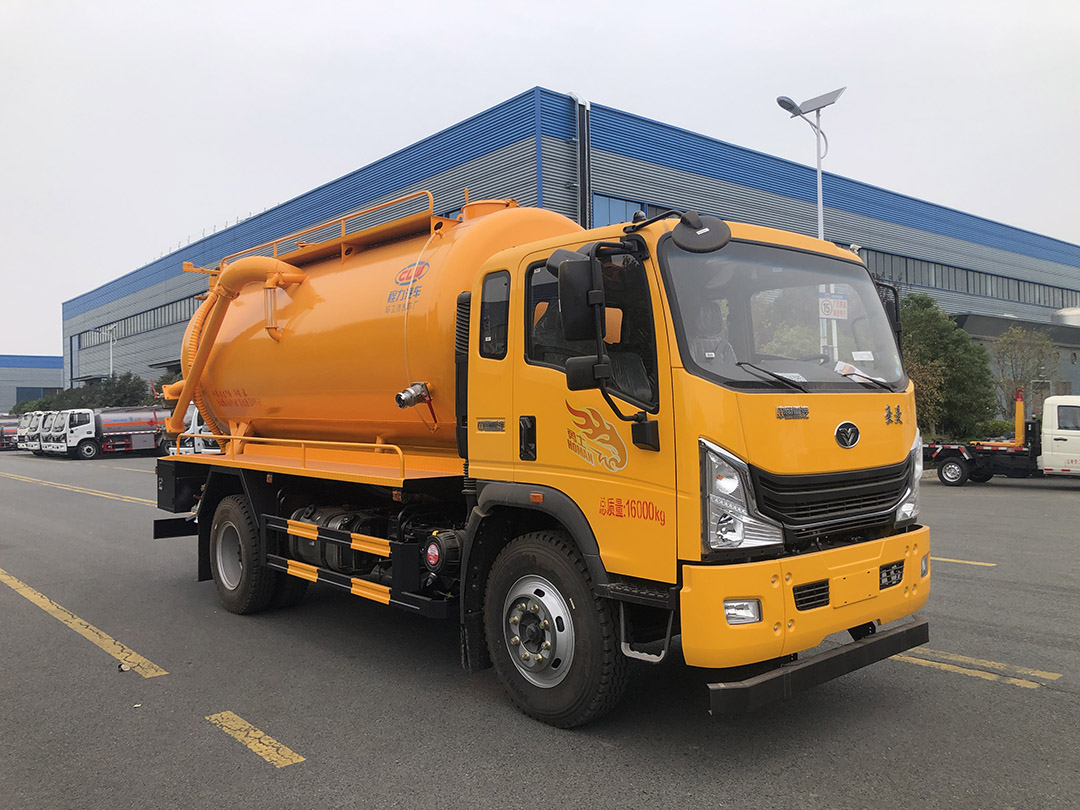 重汽豪曼一体罐清洗吸污车