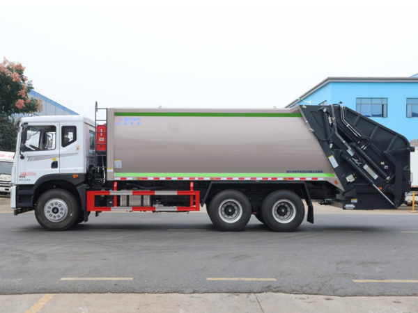 东风华神T5后双桥压缩垃圾车