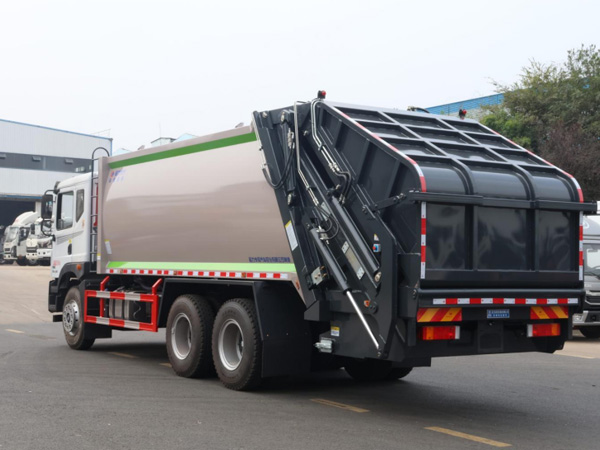 东风华神T5后双桥压缩垃圾车