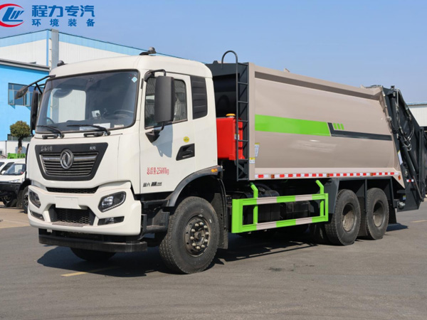 东风天锦后双桥压缩垃圾车