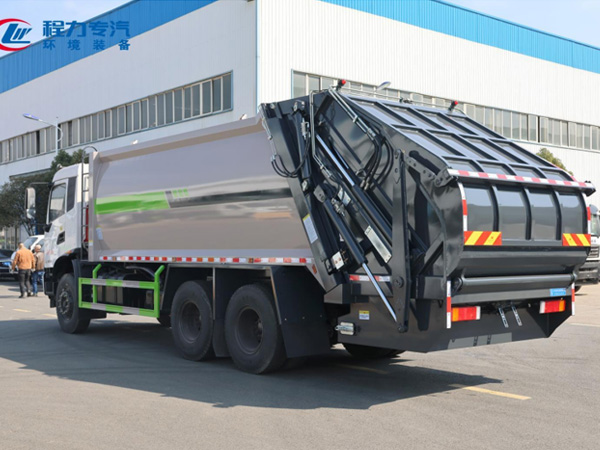 东风天锦后双桥压缩垃圾车