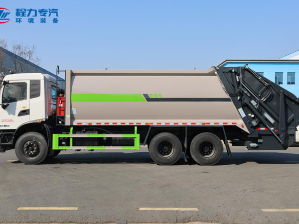 东风天锦后双桥压缩垃圾车
